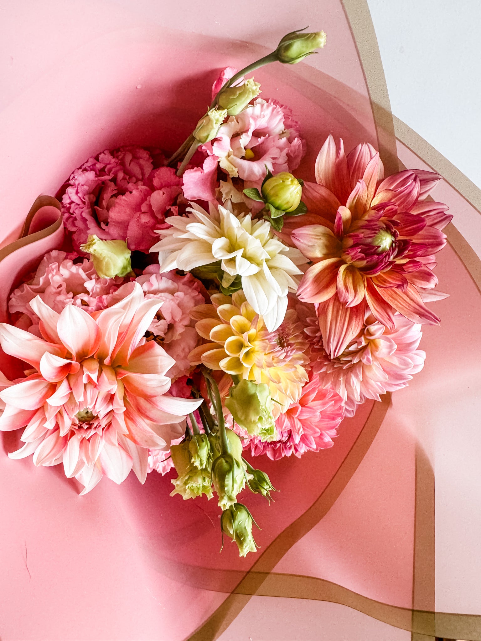 Lisianthus Dahlia Mixed Bouquet Delivery Lexington